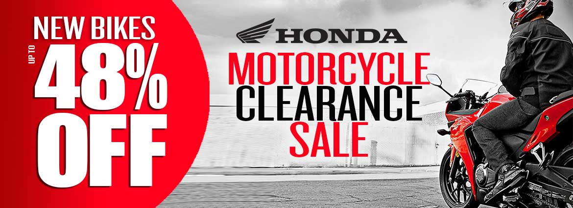 Honda&reg; Motorcycle Clearance Sale