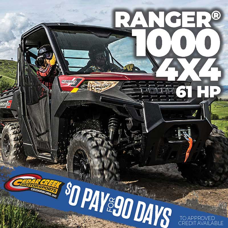 0 for 3 Months Available Best Deals on Polaris Sportsman Ranger RZR