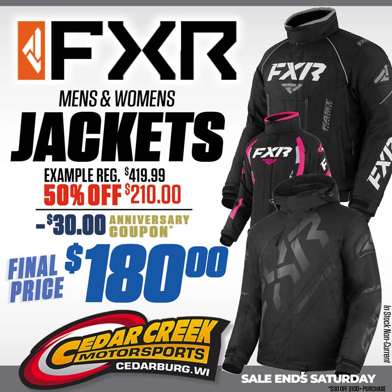 West Bend Snow Show Lowest Best Price FXR Snowmobile Jackets Mens Womens nearby Milwaukee WI