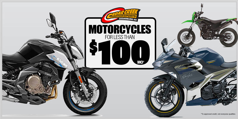 Motorcycles for less than $100
