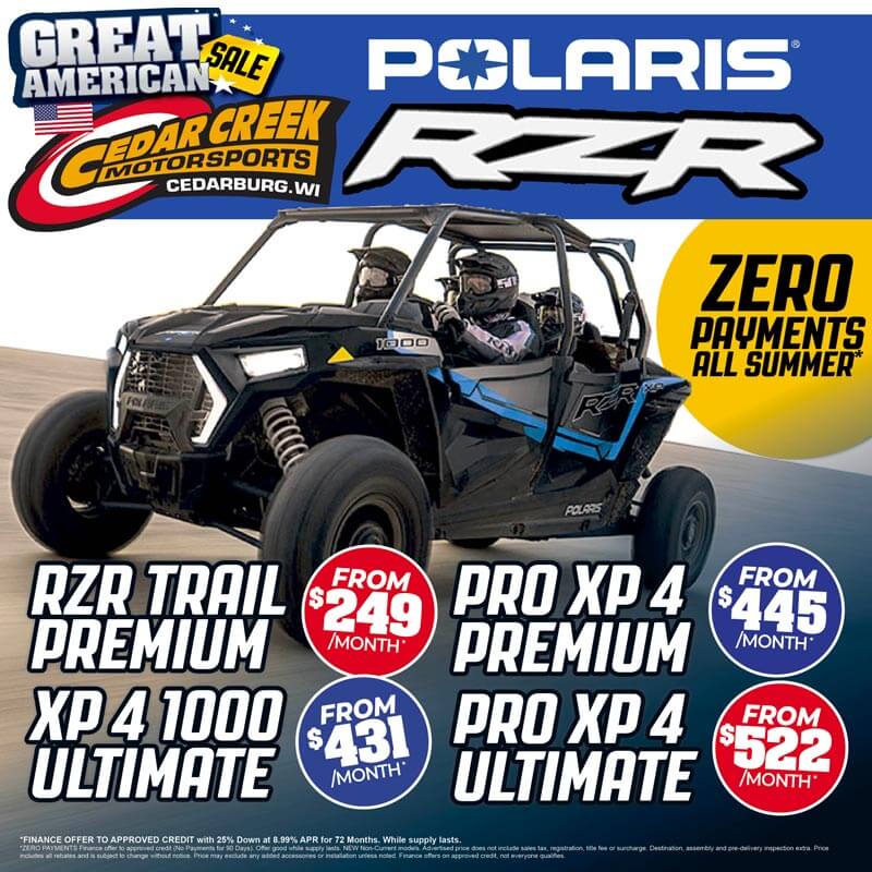 IT'S TIME TO BUY THE POLARIS&reg; RZR YOU'VE WANTED