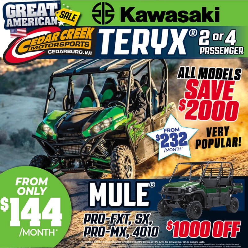 KAWASAKI: ATV & Side by Sides Are Built Better