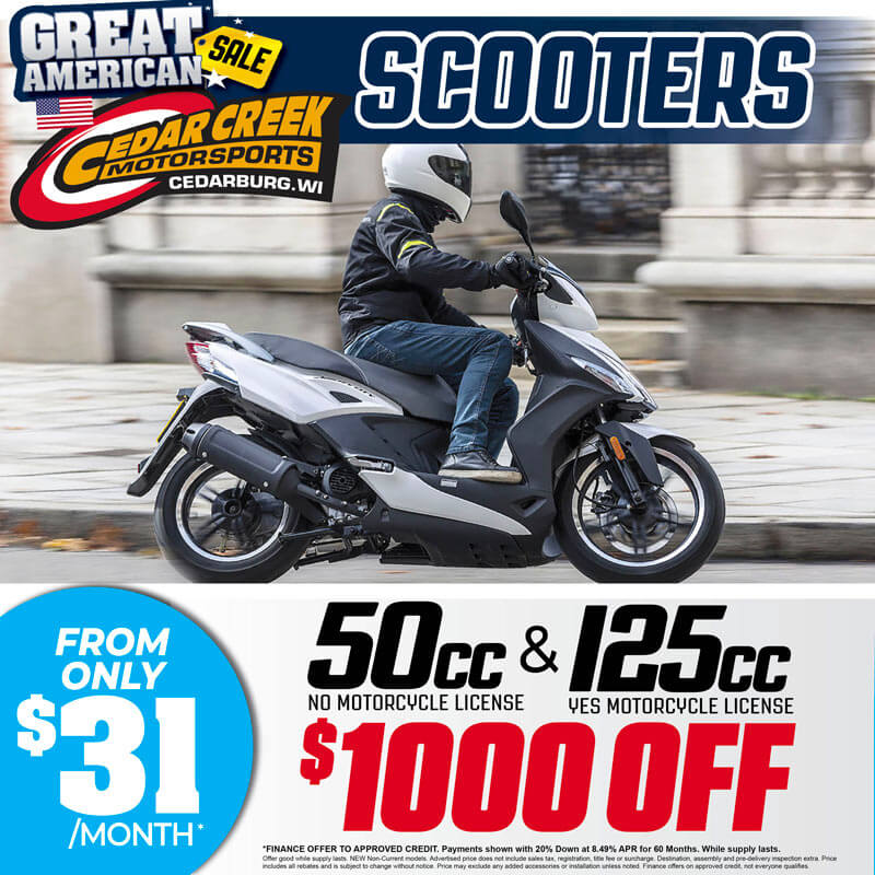 95+ MPG | Buy a New Scooter / Moped Today!