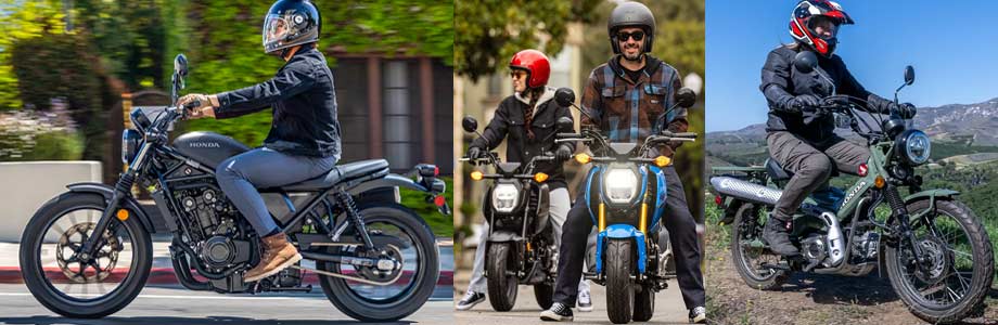 Honda&reg; Standard and mini Motorcycles including Grom, Monkey, Dax, Trail125, CB500, CB650 for sale in Cedar Creek Motorsports