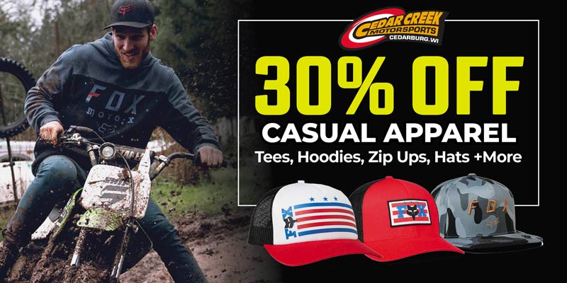 Casual Apparel for sale in Cedar Creek Motorsports