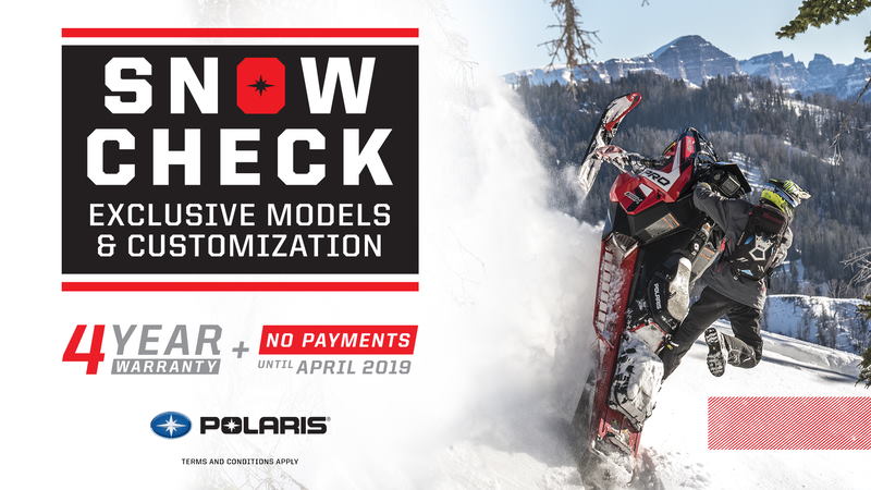 2019 Polaris® Snowmobile Snow Check Select