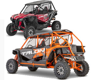 Honda TALON 1000X and 1000X-4 Sport UTV