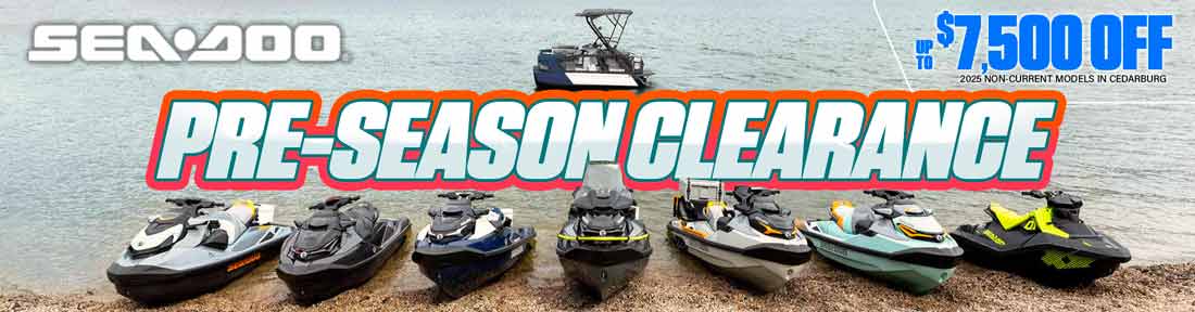 2026 Sea-Doo personal watercraft jetskis 2025 leftover models for sale in Cedarburg, WI