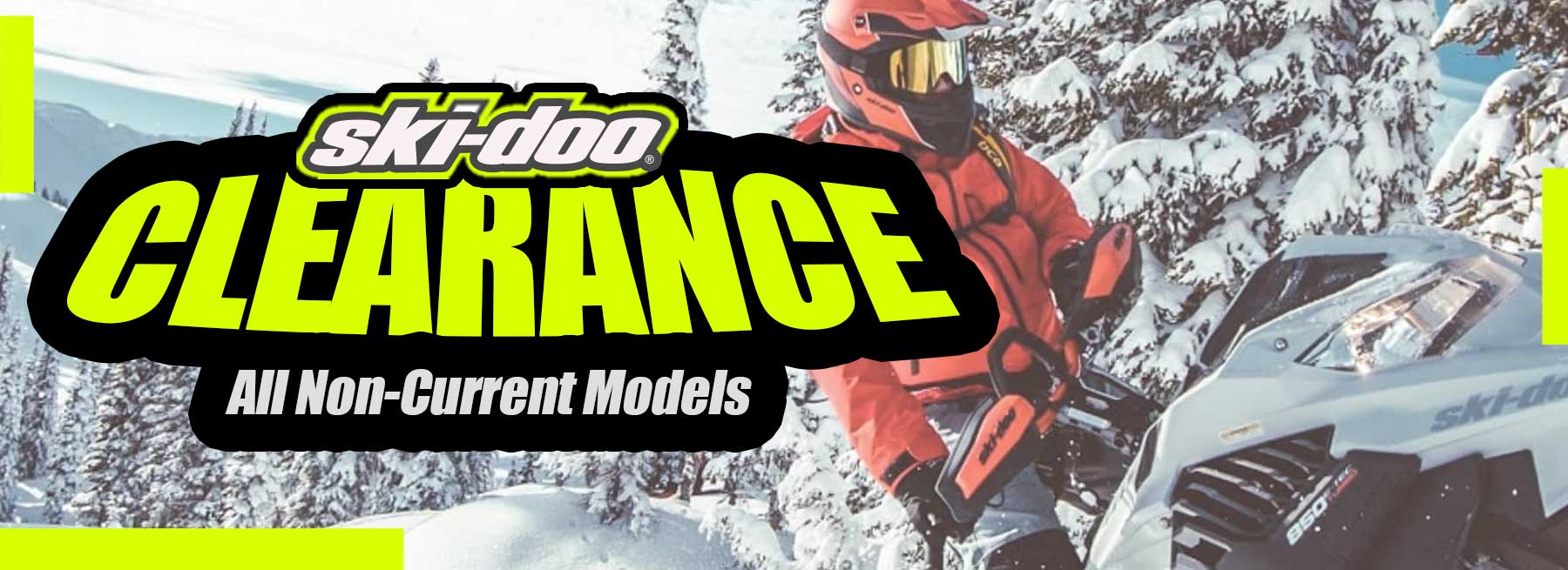 Leftover 2020 2021 Ski-doo snowmobile deals