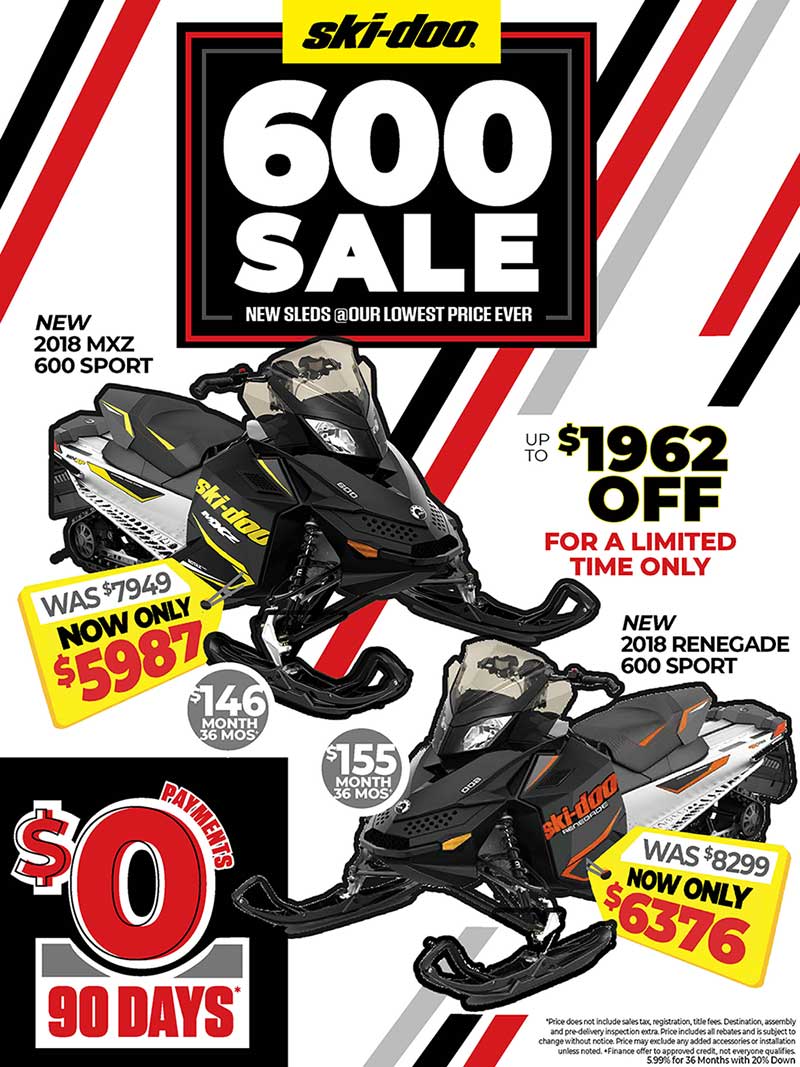 Ski-Doo 600 Snowmobile Sale