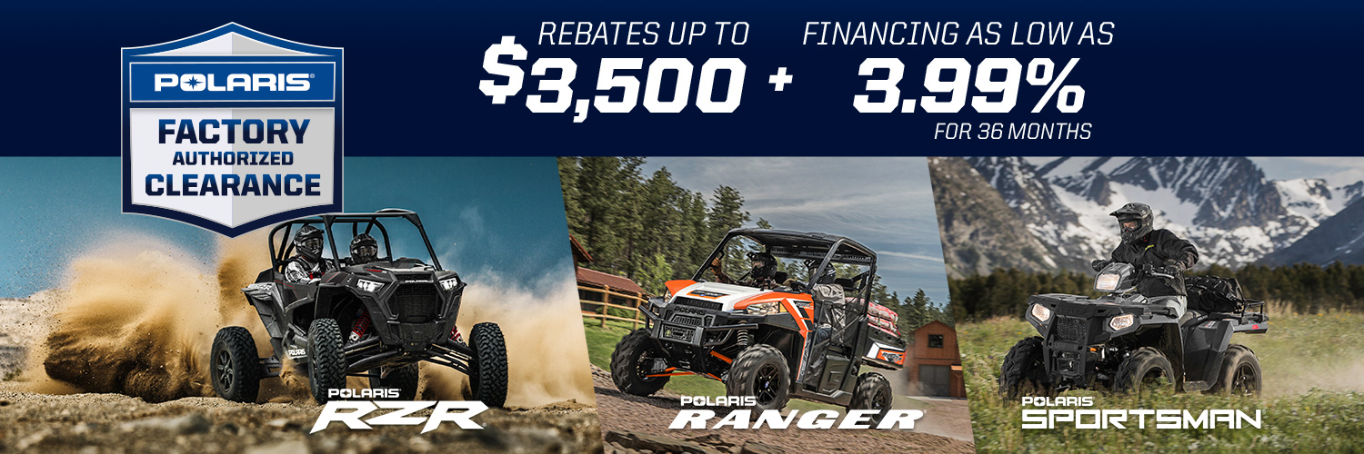 Polaris Promotions Rebates Coupons Cedar Creek Motorsports Near 